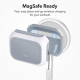 ESR AirPods Pro/AirPods Pro 2 Kuori Orbit Hybrid HaloLock Valkoinen