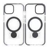 iPhone 15 Kuoret Rengasjalusta MagSafe Musta
