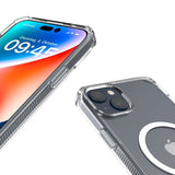 Hama iPhone 15 Plus -suojakuori Extreme Protect MagLine, läpinäkyvä
