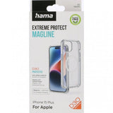 Hama iPhone 15 Plus -suojakuori Extreme Protect MagLine, läpinäkyvä