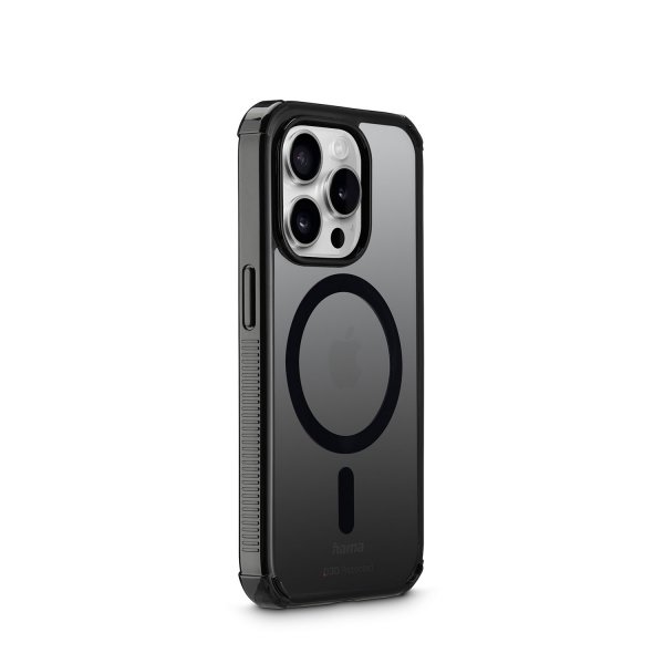 Hama iPhone 15 Pro -suojakuori Extreme Protect MagLine musta