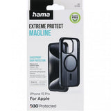 Hama iPhone 15 Pro -suojakuori Extreme Protect MagLine musta
