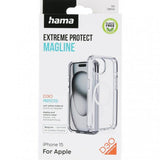 Hama iPhone 15 -suojakuori Extreme Protect MagLine, läpinäkyvä