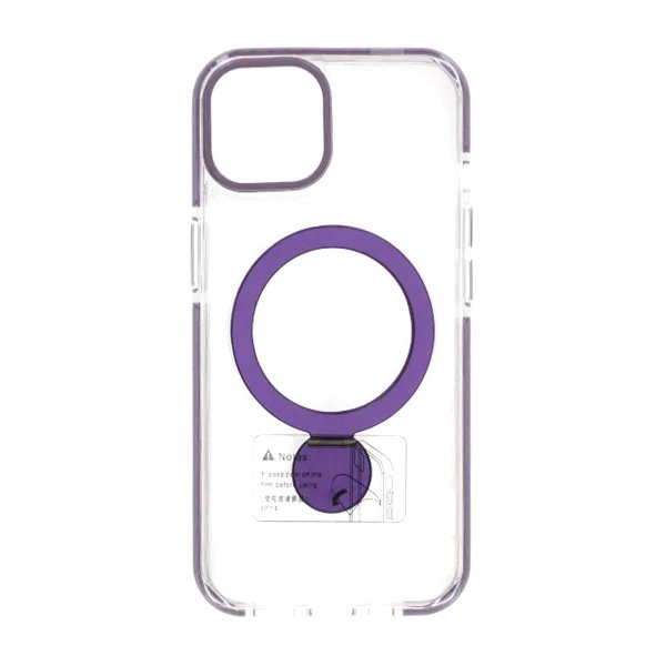 iPhone 13/iPhone 14 Kuori Sormusteline MagSafe Violetti