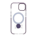 iPhone 13/iPhone 14 Kuori Sormusteline MagSafe Violetti