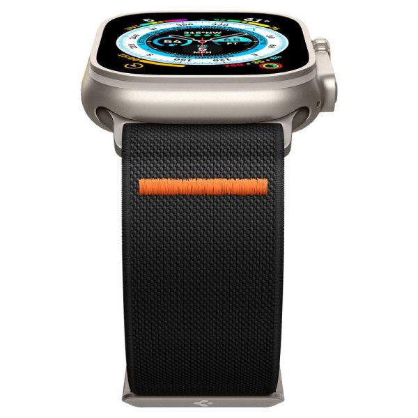 Spigen Apple Watch 44/45/46mm/Ultra 49mm ranneke Lite Fit Ultra musta