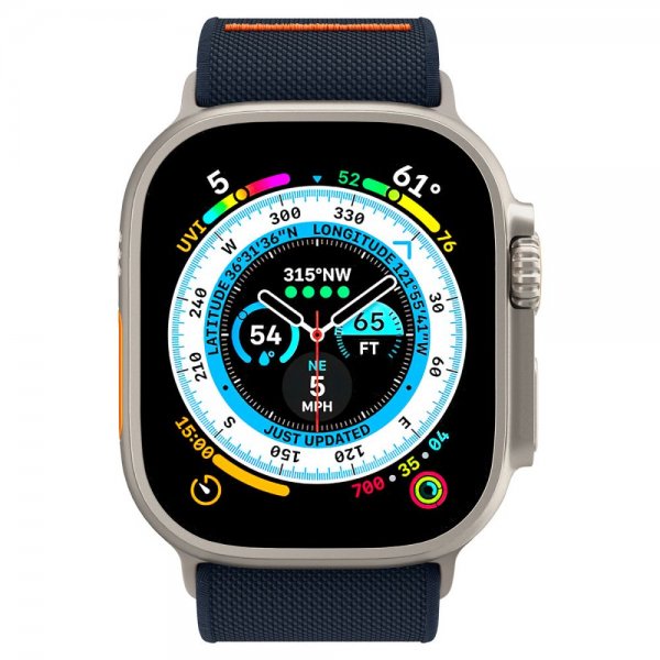 Spigen Apple Watch 44/45/46mm/Ultra 49mm ranneke Lite Fit Ultra Navy