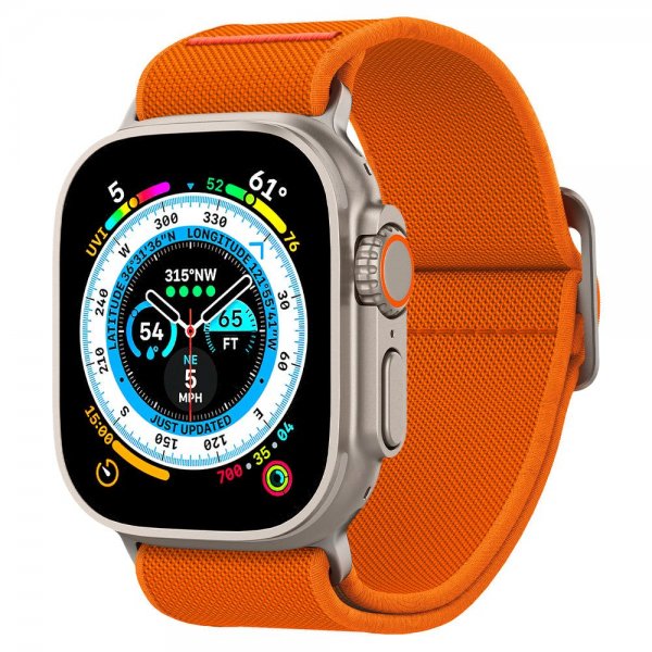 Spigen Apple Watch 44/45/46mm/Ultra 49mm ranneke Lite Fit Ultra Orange