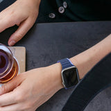 Dux Ducis Apple Watch 38/40/41/42mm ranneke LD-sarja sininen-violetti
