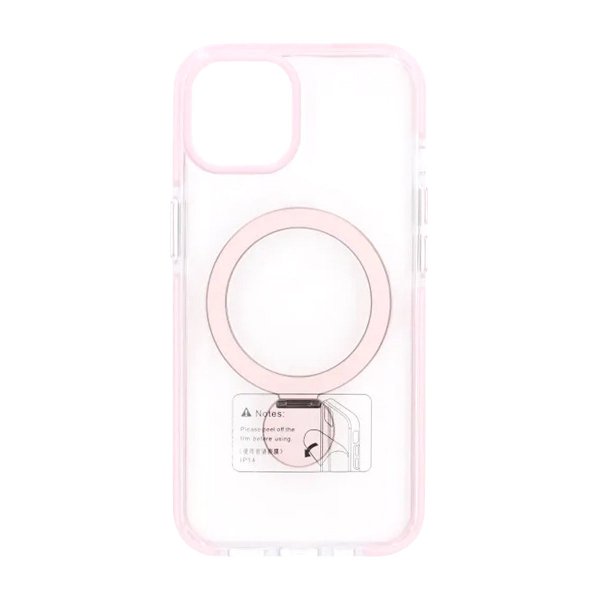 iPhone 13/iPhone 14 Kuoret Sormusteline MagSafe Pinkki