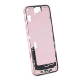 Keskikehys pikkutarvikkeilla iPhone 15 Plussalle - Pinkki OEM