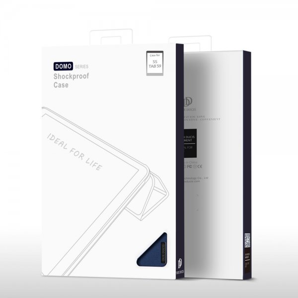 Dux Ducis Samsung Galaxy Tab S9 FE/S10 FE/S10 Lite Kotelo DOMO -sarja Sininen