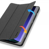 Dux Ducis Samsung Galaxy Tab S9 FE/S10 FE/S10 Lite -kotelo DOMO-sarja, musta