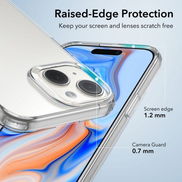 ESR iPhone 15 Kuori Project Zero Läpinäkyvä