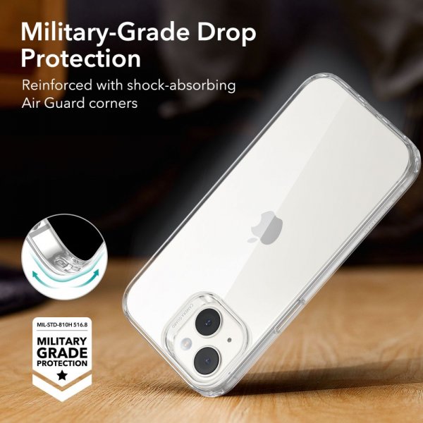 ESR iPhone 15 Kuori Project Zero Läpinäkyvä