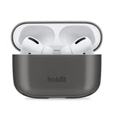 holdit AirPods Pro/AirPods Pro 2 Skal Seethru Musta