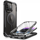 Supcase iPhone 15 Pro Max Kuori Ares Mag Musta