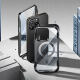Supcase iPhone 15 Pro Max Kuori Ares Mag Musta