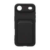 iPhone Air -kuoret, korttipidike, musta