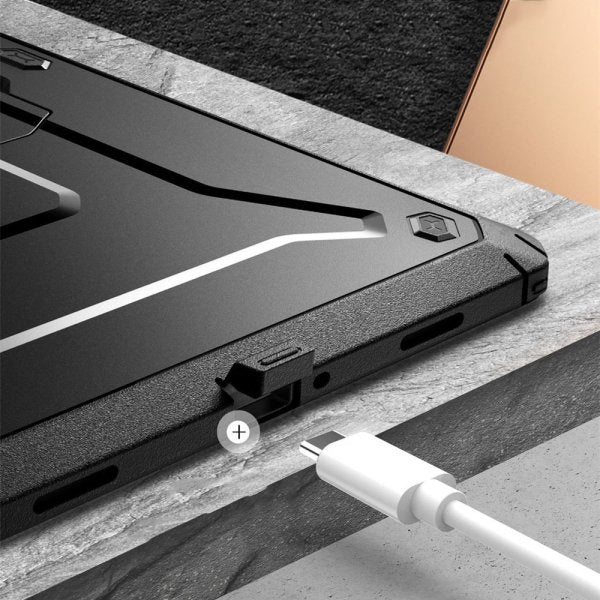 Supcase Samsung Galaxy Tab A9 Plus -suojakotelo UB Pro, musta