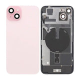 iPhone 15 Plus Takaosa Lasi Täydellinen OEM - Pinkki