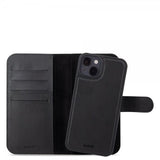 holdit iPhone 13/iPhone 14 Kotelo Lompakkokotelo Magnet Plus Musta