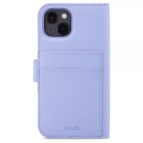 holdit iPhone 13/iPhone 14 Kotelo Wallet Case Magnet Plus Lavender
