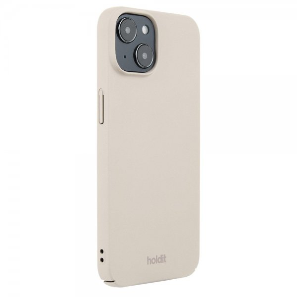 holdit iPhone 15 Kuori Slim Case Light Beige