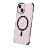 Rvelon iPhone 15 -kuori, vahvistetut kulmat, musta