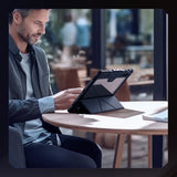 Nillkin Samsung Galaxy Tab S9 Plus/S10 Plus Kotelo Bumper Leather Case Pro Musta