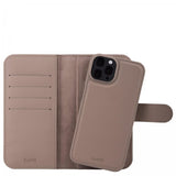 holdit iPhone 12/iPhone 12 Pro -lompakkokotelo, jossa magneetti, plus, mokanruskea