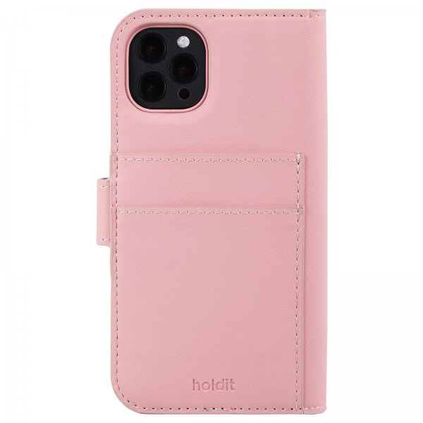 holdit iPhone 12/iPhone 12 Pro Kotelo Wallet Case Magnet Plus Rosa
