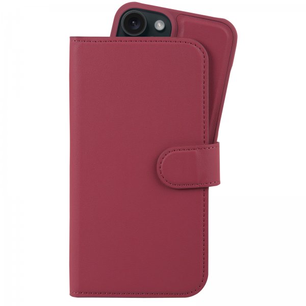 holdit iPhone 13/iPhone 14 Suojakotelo Wallet Case Magnet Plus Red Velvet