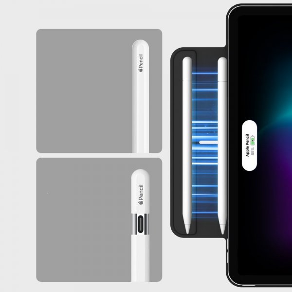 ESR iPad Pro 11 (M4/M5) Rebound Magnetic -suojakotelo, musta