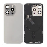 iPhone 15 Pro Takalasi, Täydellinen OEM - Luonnon Titaani