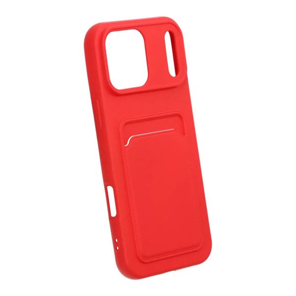 iPhone 17 Pro Max Kuori Korttipidike Punainen