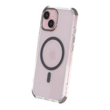 Rvelon iPhone 15 -kuori, vahvistetut kulmat, harmaa