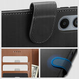 Tech-Protect Motorola Edge 50 Fusion Lompakkokotelo Musta