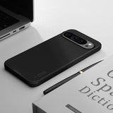 Nillkin Google Pixel 9/Pixel 9 Pro -kuori Super Frosted Shield Pro MagSafe, musta