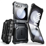 Supcase Samsung Galaxy Z Flip 6 Kuori ArmorBox Musta