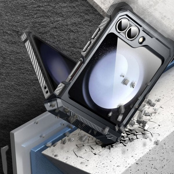 Supcase Samsung Galaxy Z Flip 6 Kuori ArmorBox Musta