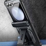 Supcase Samsung Galaxy Z Flip 6 Kuori ArmorBox Musta