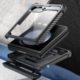 Supcase Samsung Galaxy Z Flip 6 Kuori ArmorBox Musta