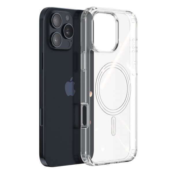 Dux Ducis iPhone 16 Pro Max -suojakuori Clin Series MagSafe Läpinäkyvä