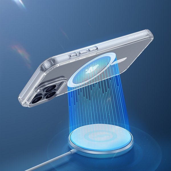 Dux Ducis iPhone 16 Pro Max -suojakuori Clin Series MagSafe Läpinäkyvä