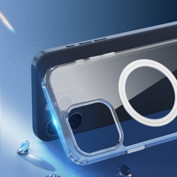Dux Ducis iPhone 16 Pro Max -suojakuori Clin Series MagSafe Läpinäkyvä