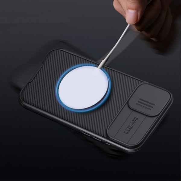 Nillkin iPhone 16 -suojakuori CamShield Pro MagSafe, musta