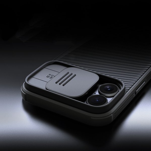 Nillkin iPhone 16 -suojakuori CamShield Pro MagSafe, musta