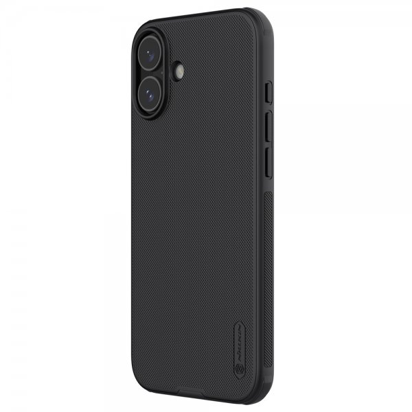 Nillkin iPhone 16 -suojakuori Super Frosted Shield Pro musta