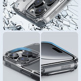 Nillkin iPhone 16 -suojakuori Nature Pro Series MagSafe, läpinäkyvä
